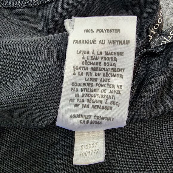 Footjoy Shirt Mens XL Black Polo Short Sleeve Performance Golf Elmira CC Logo - Picture 15 of 15